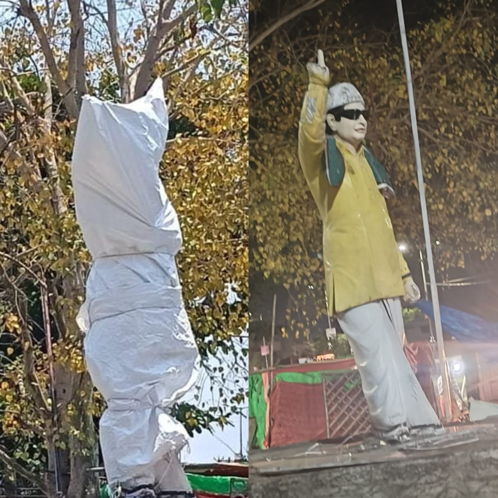 திருச்சி சுப்பிரமணியபுரம் எம்ஜிஆர் சிலைக்கு உடனடியாக விடுதலை கொடுத்த பகுதி செயலாளர் வெங்கட் பிரபுவுக்கு குவிந்து வரும் பாராட்டு.