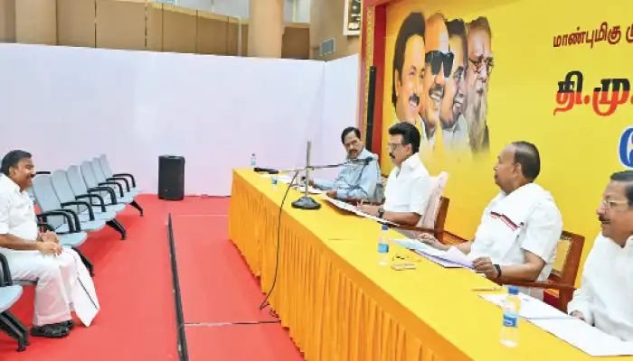 திமுக நேர்காணல் முடிவுற்றது. வரும் வெள்ளிக்கிழமைக்குள்  வேட்பாளர் பட்டியல் வெளியிடப்படும்.